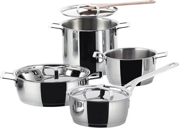 ALESSI SET PENTOLE 7 PEZZI "POTS e PANS"