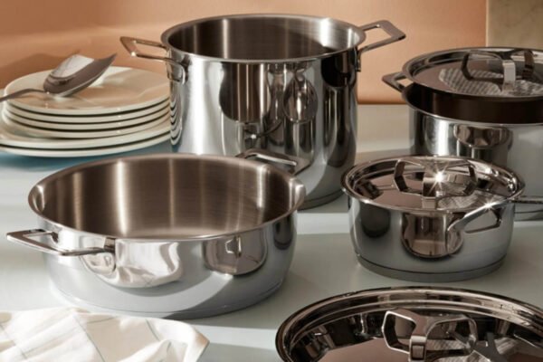 ALESSI SET PENTOLE 7 PEZZI "POTS e PANS" - immagine 2